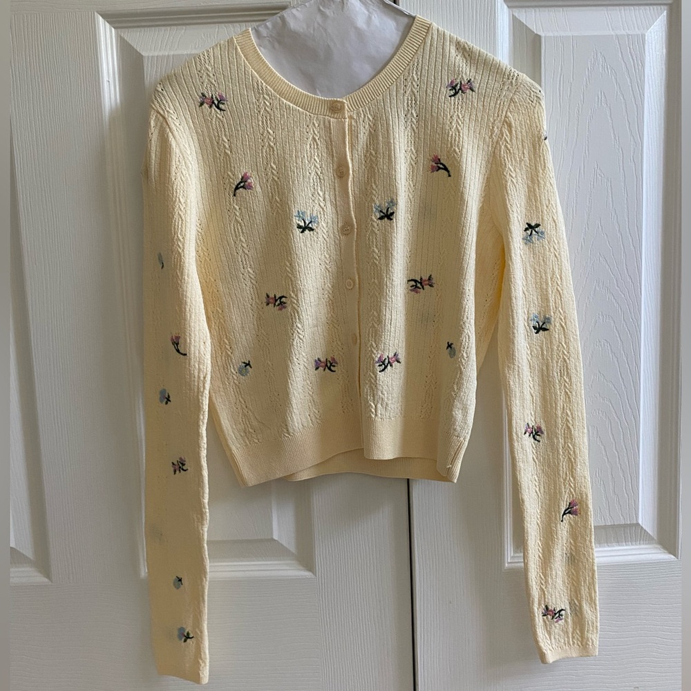 Zara Embroidered Sweater